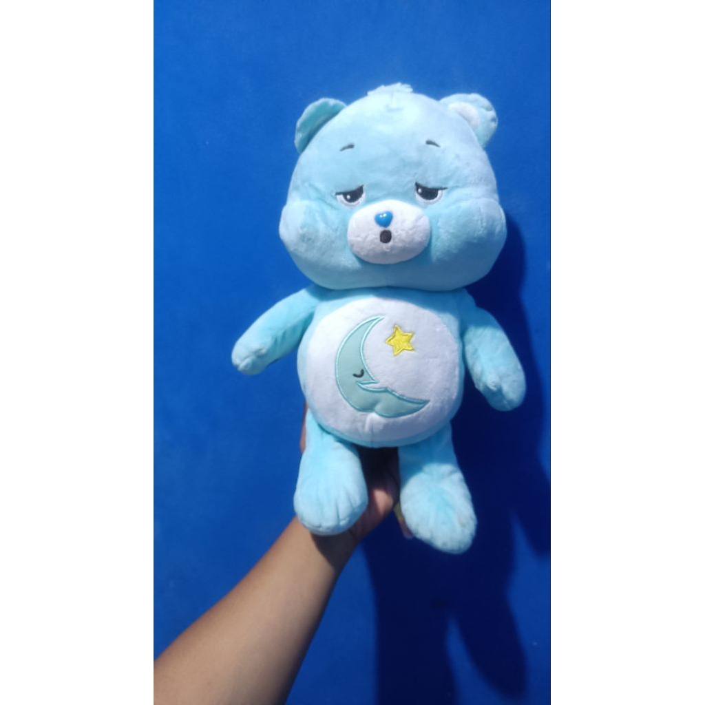 Boneka Bulir Care Bears Biru Unlock The Magic Ori