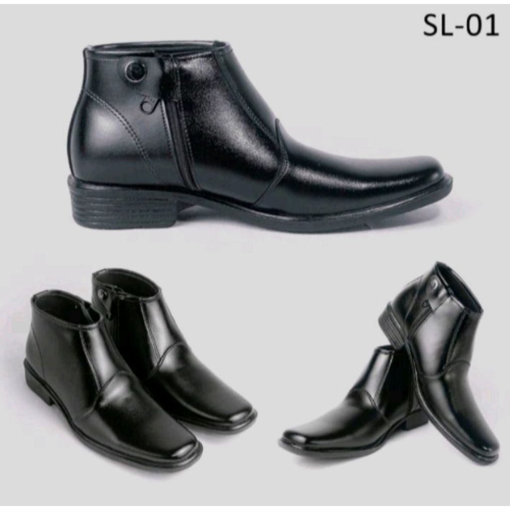 sepatu pdh pria/sepatu satpam security pria