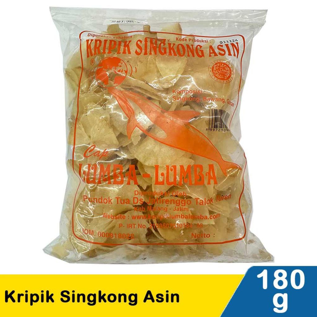 

lumba-lumba kripik singkong Manis -asin