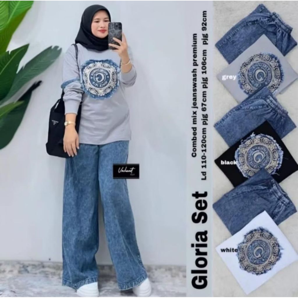 SET KULOT JEANS