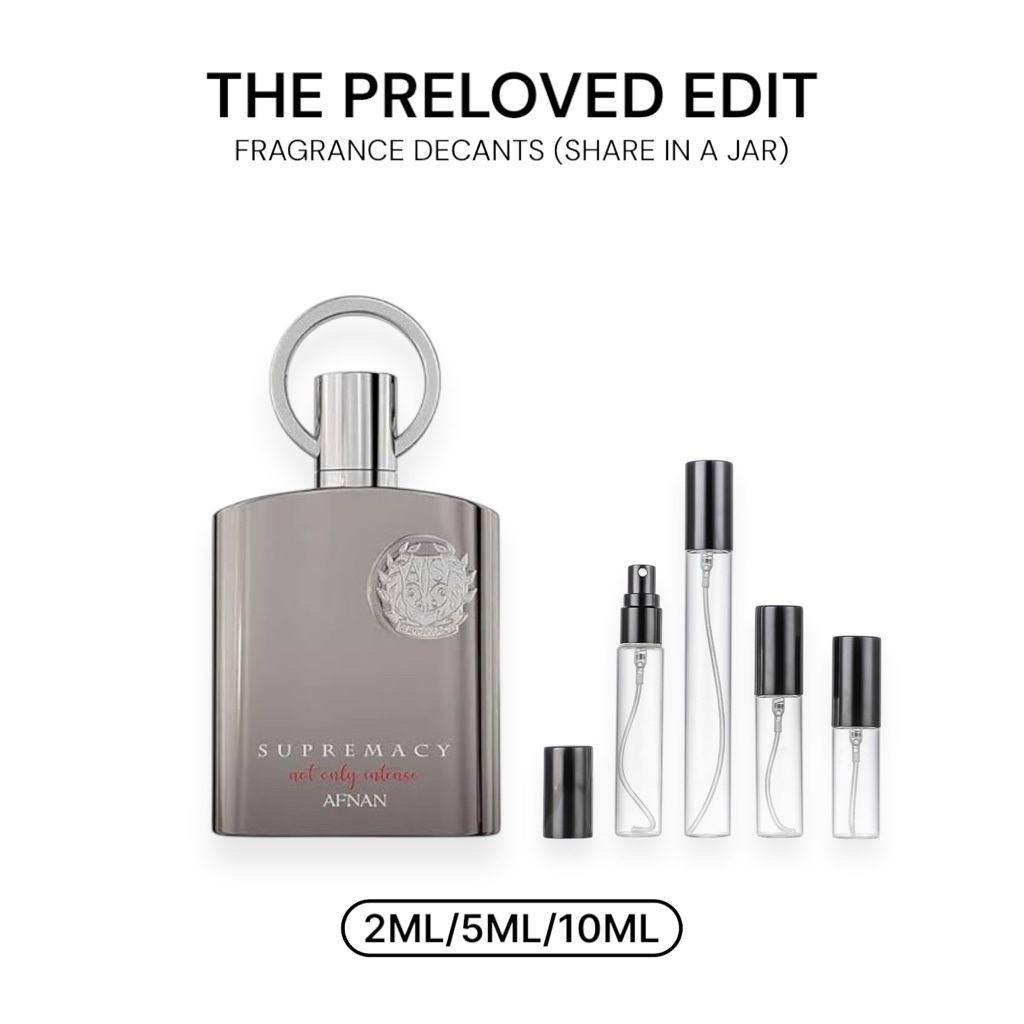 Decant Afnan Supremacy Not Only Intense Decant Afnan SNOI