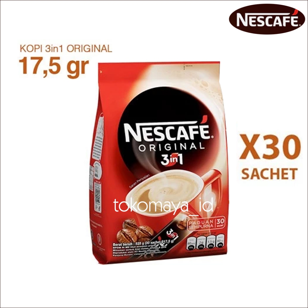 

Nescafe Original 3in1 17.5gr x 30