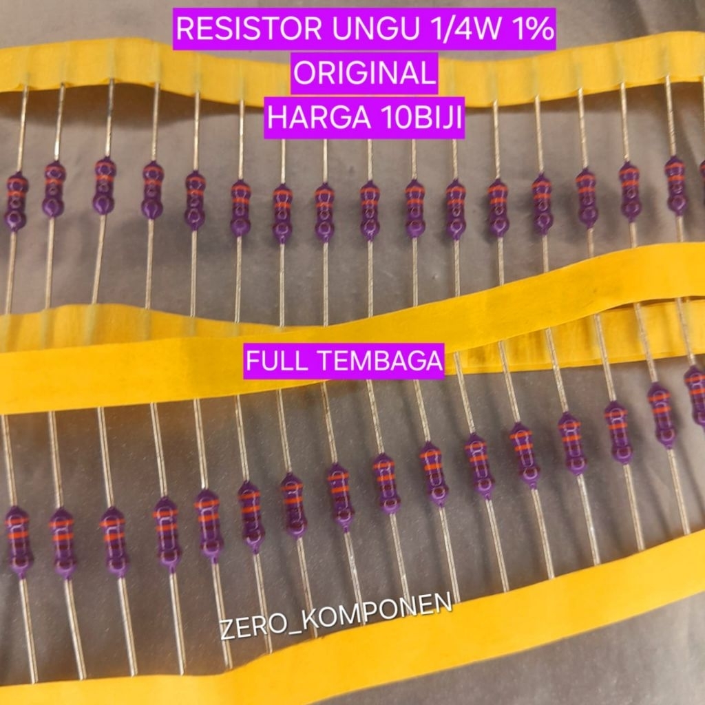 RESISTOR 1/4W 1M8 1% ORIGINAL JAPAN RESISTOR UNGU.10PCS