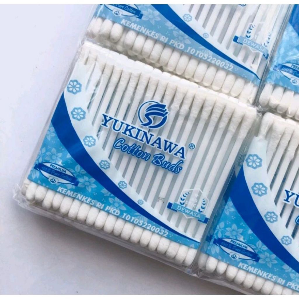 [1 Pack / Isi 12 PCS ] Cotton Bud yukinawa - Untuk Dewasa dan  BAYI 40 STIK