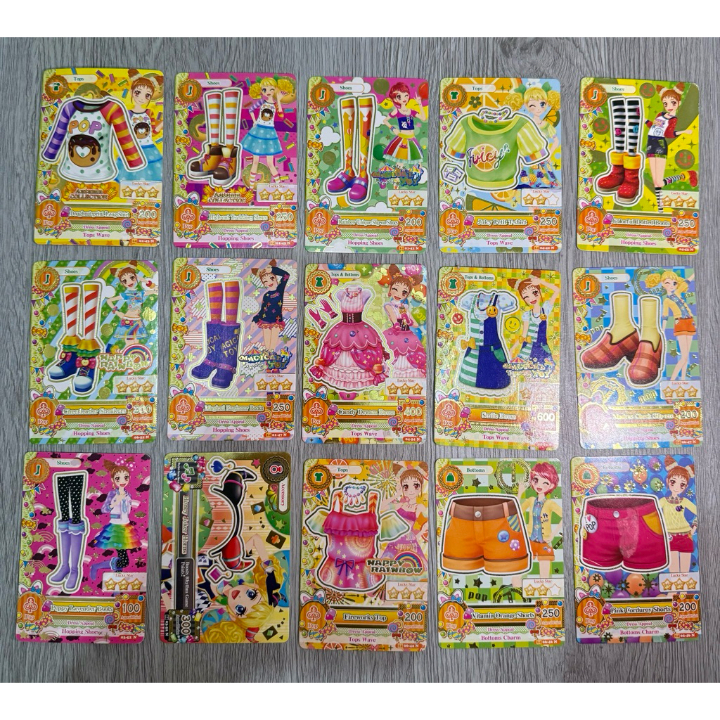 kartu aikatsu normal card satuan pop type otome kaede kii