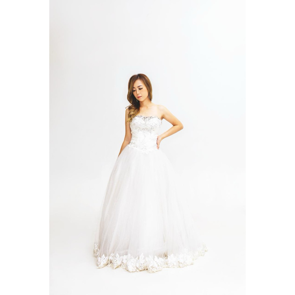 gaun pengantin second