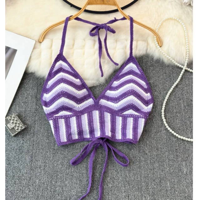 tanktop bralette bikini top padded rajut knit (28)