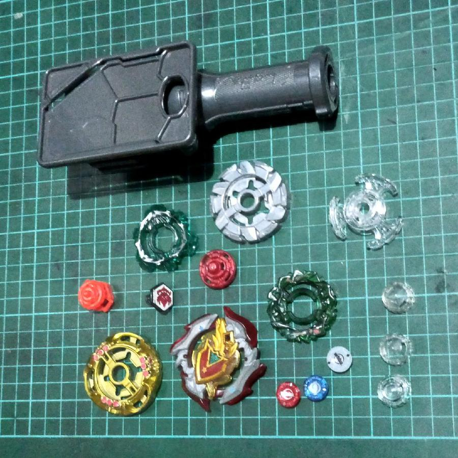 beyblade set borongan metalfight burst part takara tomy original preloved second