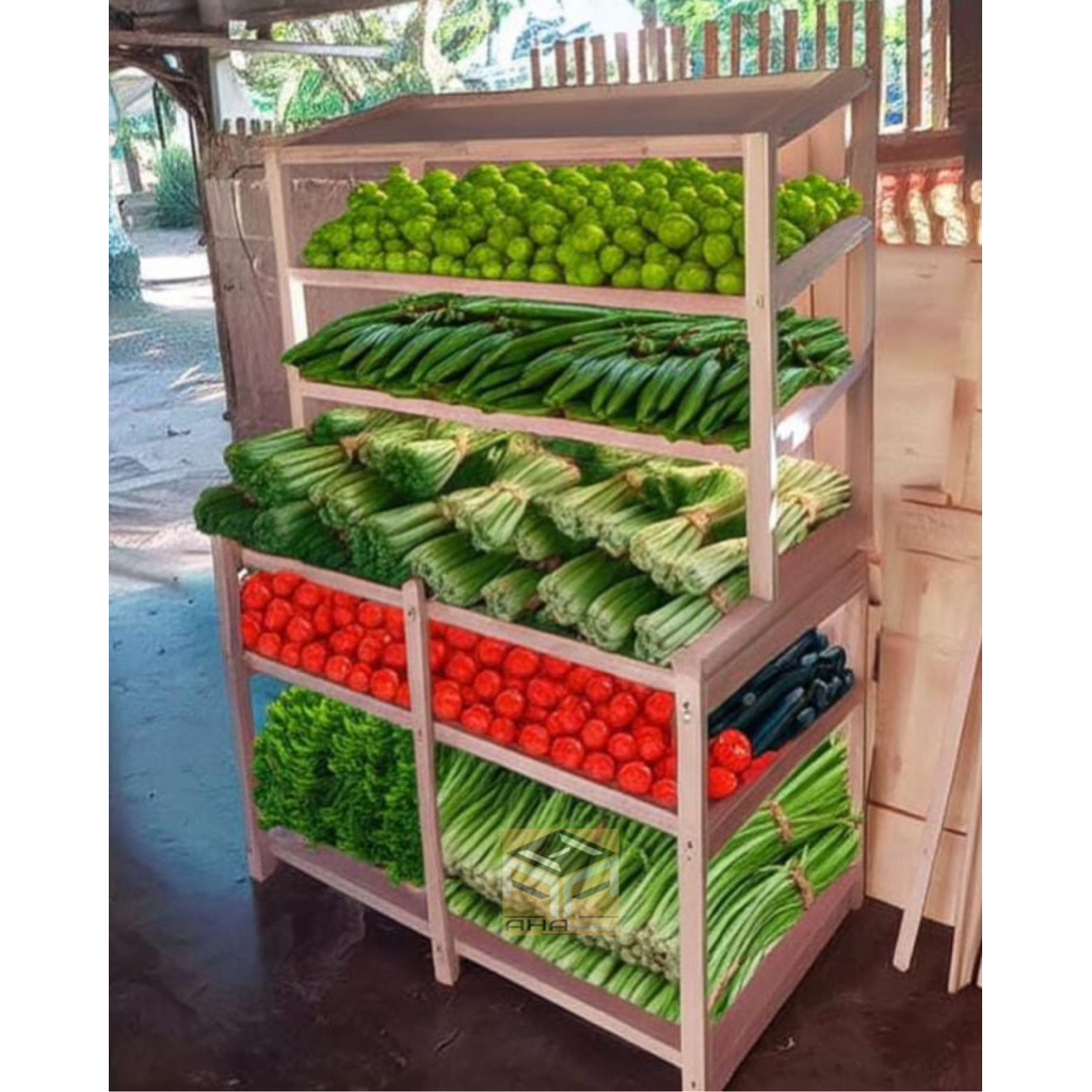 rak sayur murah tempat penyimpanan sayuran buah buahan tempat jualan sayur