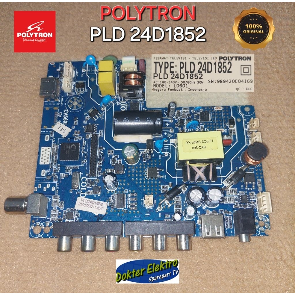 MAINBOARD MB POLYTRON PLD 24D1852 PLD 24D9050