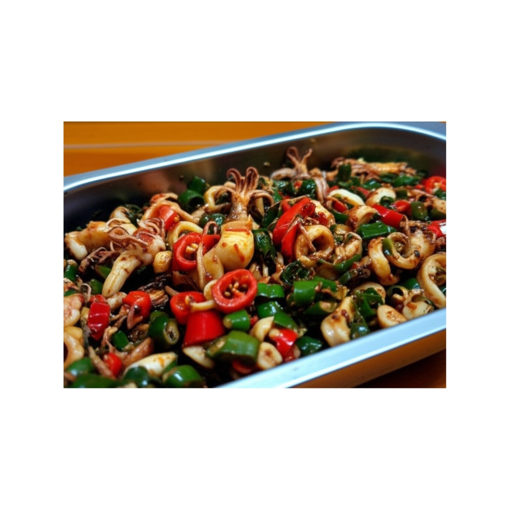 

Cumi Cabe Hijau William 250gr – Pedas Gurih Siap Santap | Cumi Pedas Kemasan Vakum