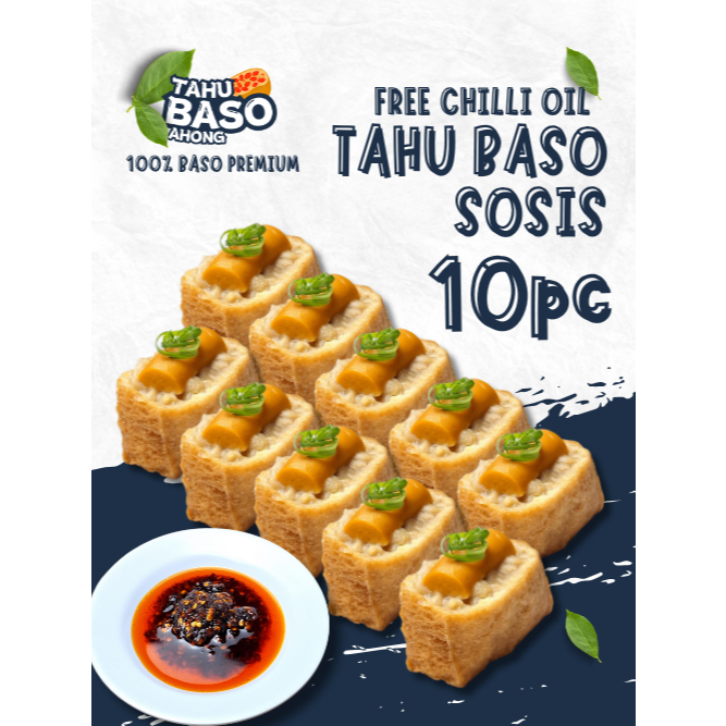 

Tahu Baso Premium Toping sosis – Daging Asli 100% + Free Sambal Chilli Oil / Spicy Mayo