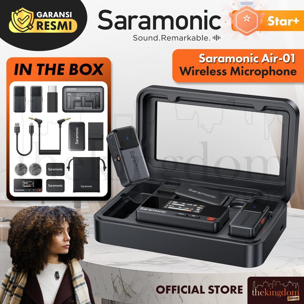 Saramonic Air-01 Wireless Microphone Mikrofon Type C Portable Mic Android Kamera Dslr Nirkabel