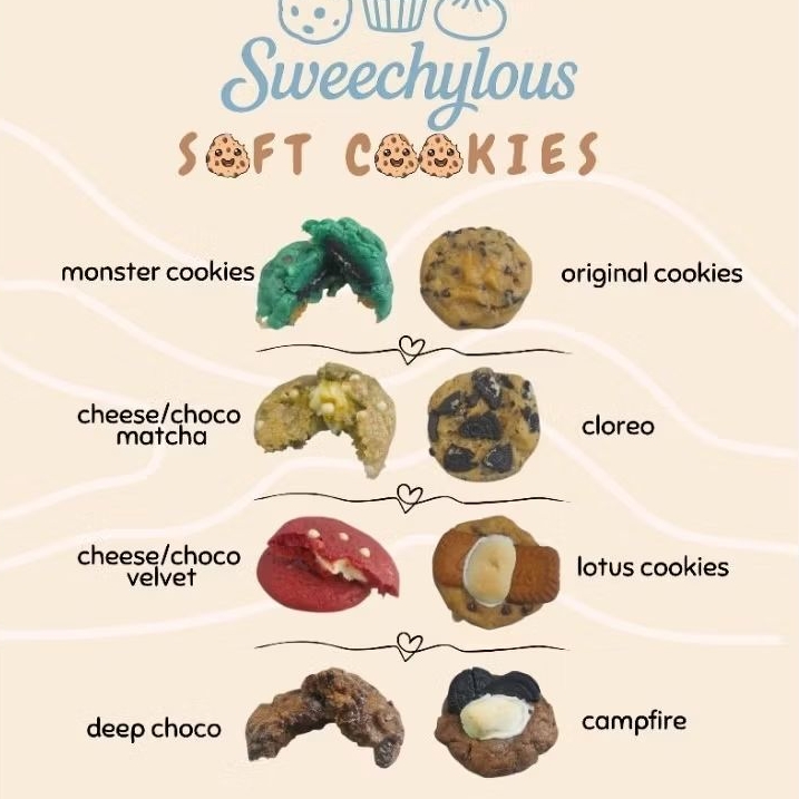 

Sweechylous Soft Cookies cheewy Homemade [buy 1 get 2]