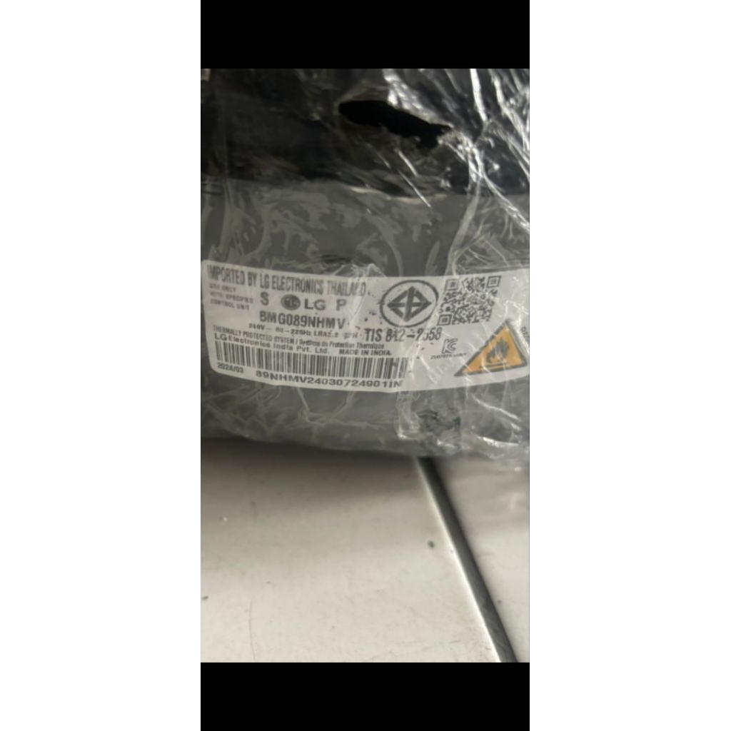 kompresor kulkas LG original BMG089NHMV