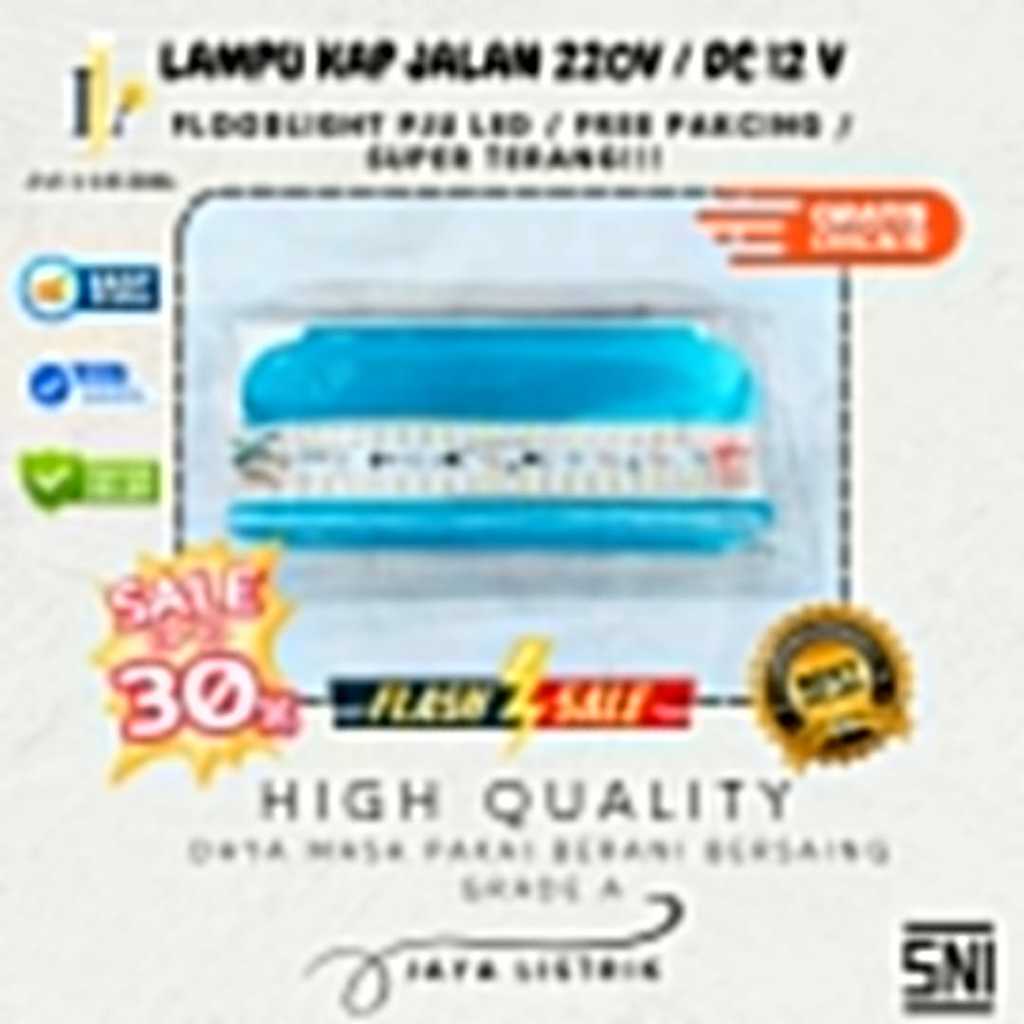 JAYA LISTRIK - LAMPU JALAN KAP PJU LED / FLOODLIGHT 50W SOROT JALAN OUTDOOR  PENERANGAN STREET LIGHT