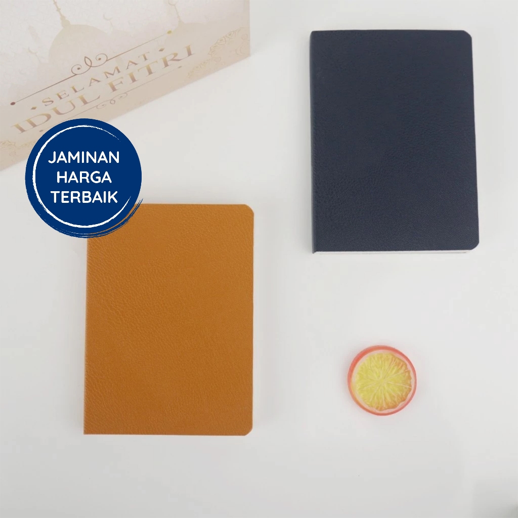 

Bukuqu Notebook Softcover B6 #KulitJeruk - Notebook kulit premium - cream paper