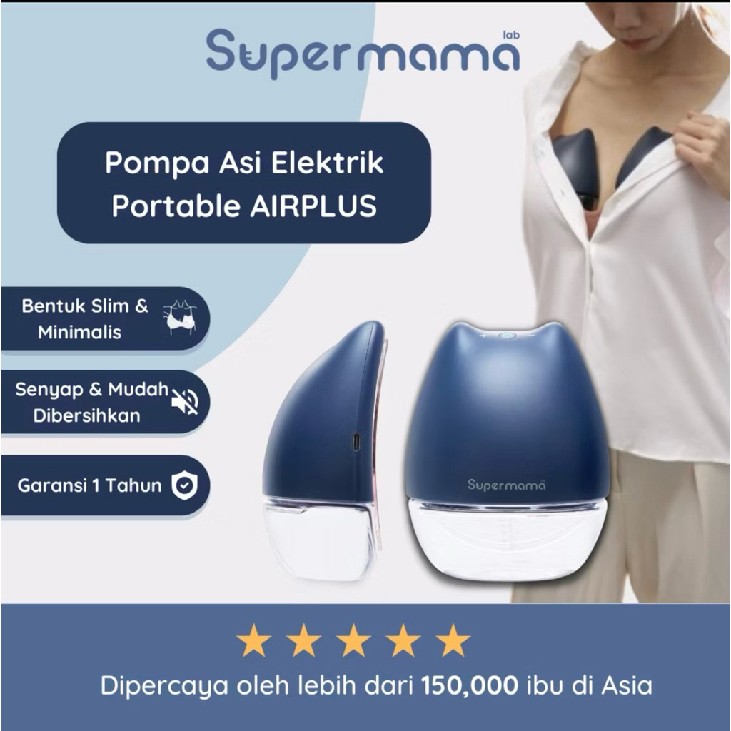 Supermama Lab Air Plus Wearable PRELOVED ( drsananya blm ada remot)