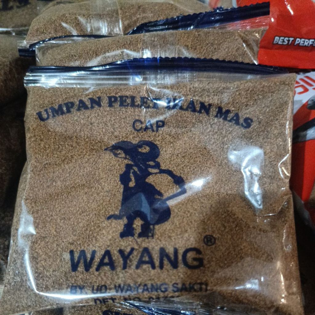 Umpan Pelet Ikan Mas Cap Wayang