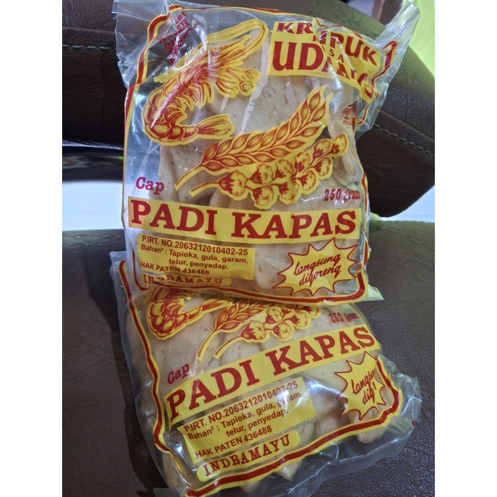 

Kerupuk Udang Cap Padi Kapas 250gr