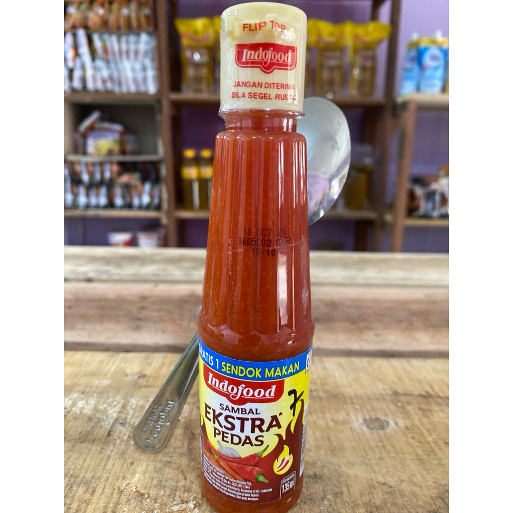 

Sambal Indofood Extra pedas Ukuran 135ml