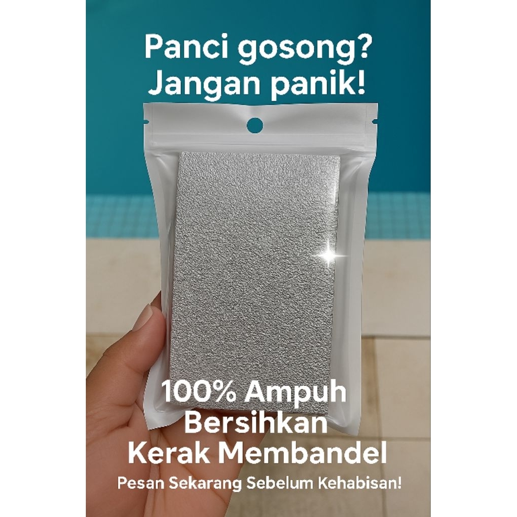 alat pembersih wajan gosongpembersih wajan hitampenghilang gosong wajan
batu pembersih wajan
batu go