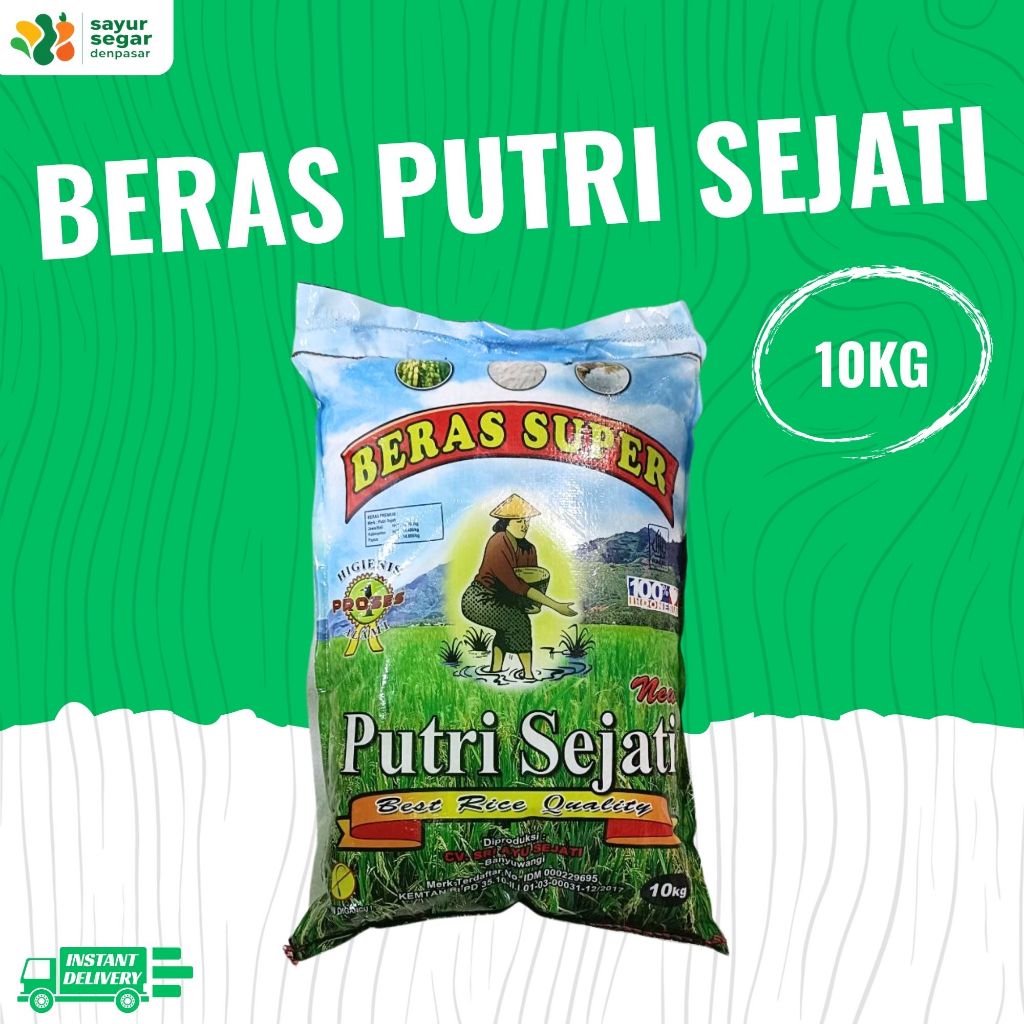 

Beras Putri Sejati 10 kg - Sayur Segar Denpasar