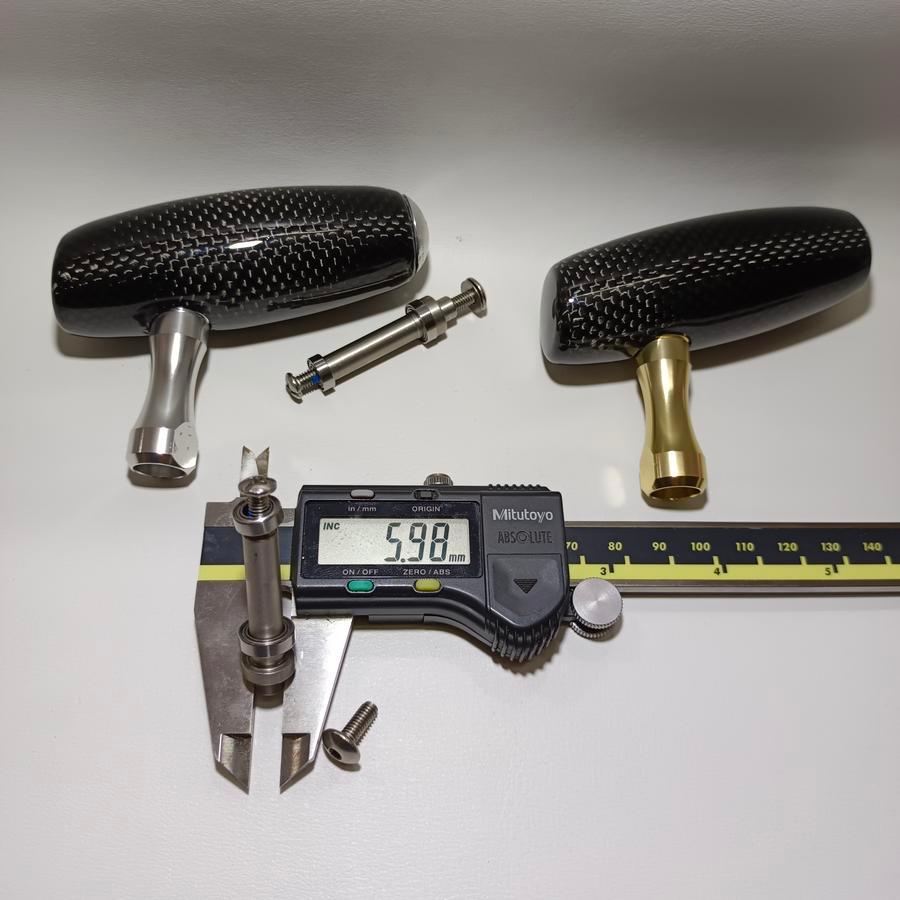 TBar Carbon Knob Team Kamikaze - Knob Reel Pancing - Alat Pancing