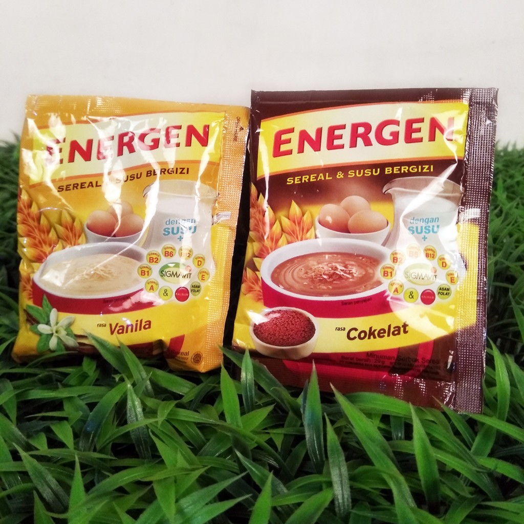 

Energen 35 gr x 10 pcs varian rasa coklat & vanilla