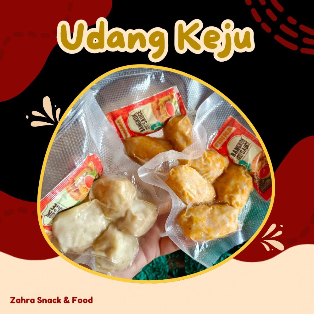 

❤ TERMURAH ❤ Udang Keju/Rambutan isi 4 kemasan Vacum by ZF