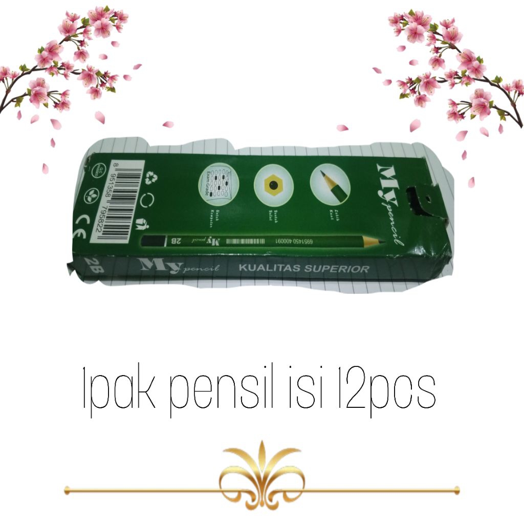 

Grosir pensil 2b isi 12pcs