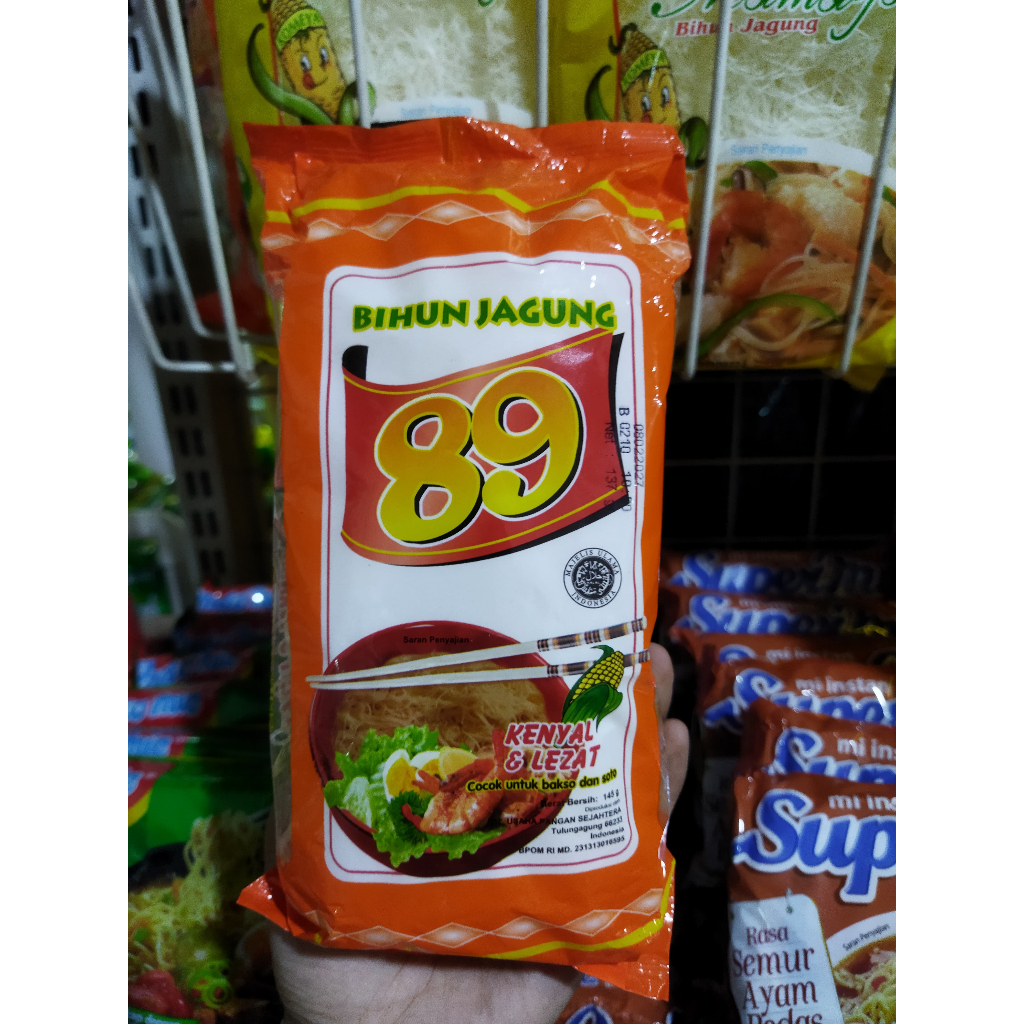 

Bihun Jagung 89 145gr / Bihun Jagung Berkualitas