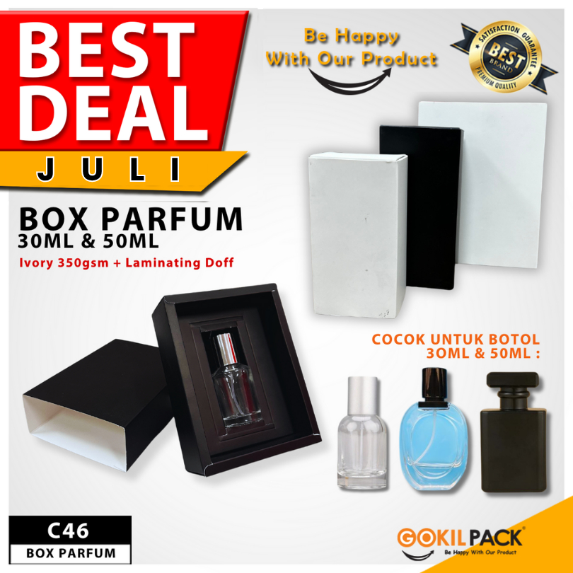 

Box Parfum Custom 30 ml / 50 ml | Sliding Box Parfum Lelabo | Custom Packaging Parfum | C46