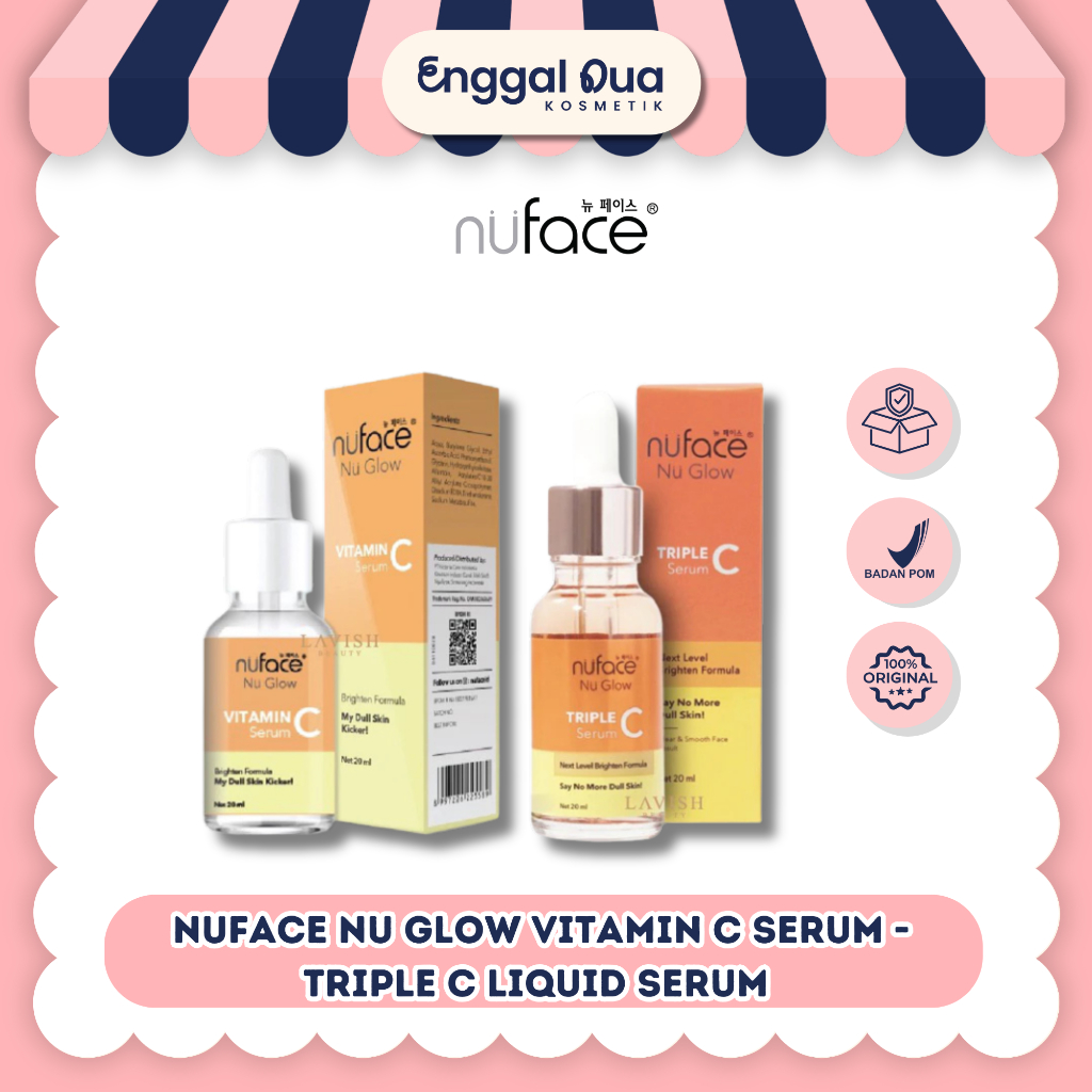 Nuface Nu Glow Vitamin C Serum Series / Nuface Triple C Liquid Serum / Nuface Vitamin C Serum
