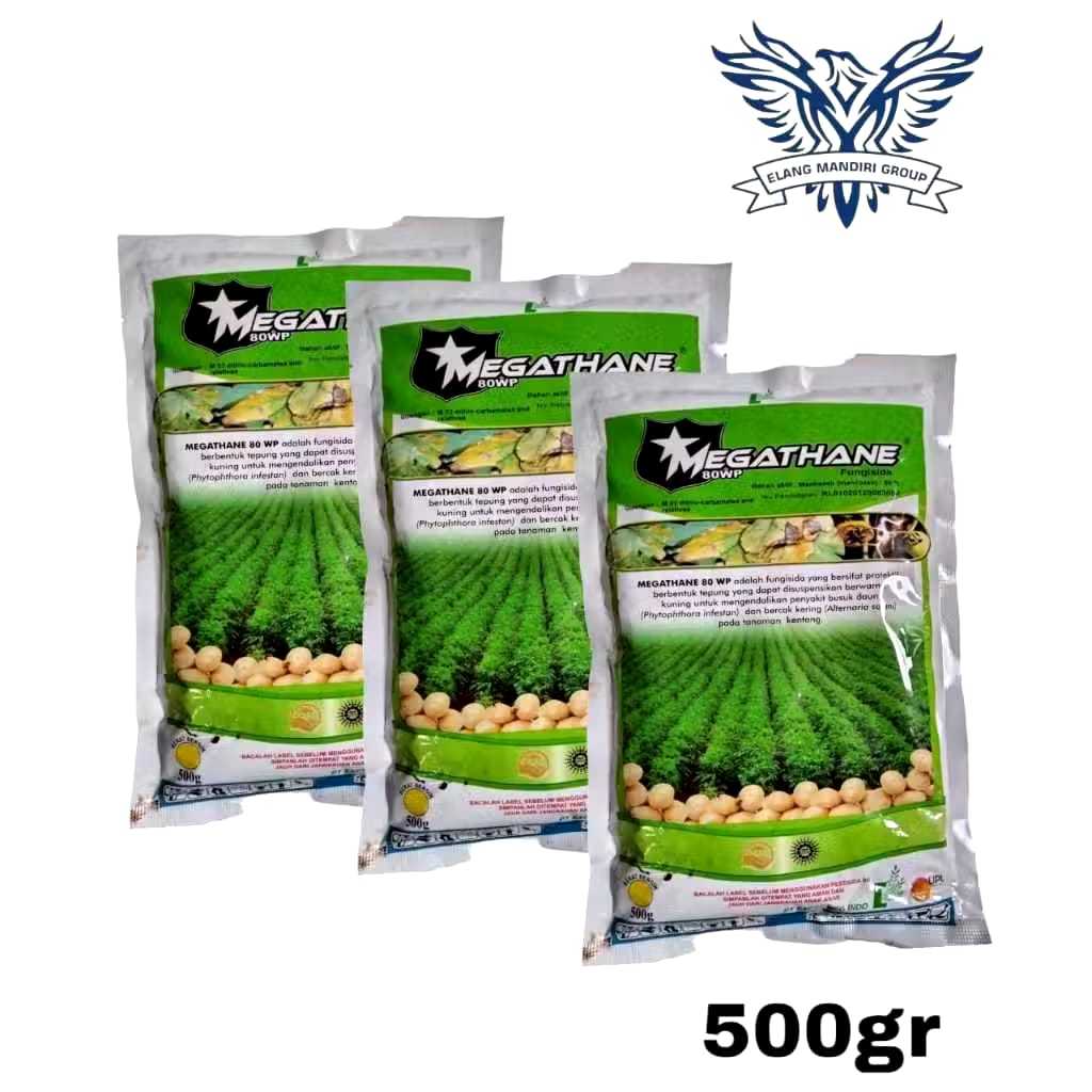 Megathane 80WP 500gr Mankozeb 80% Fungsida untuk mencegah busuk pada tanaman Excel