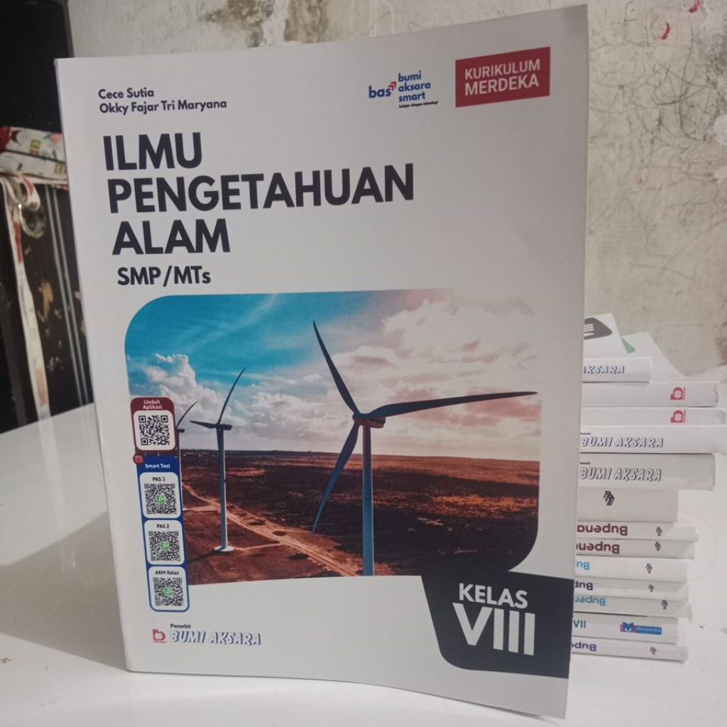 buku IPA(Ilmu pengetahuan Alam) SMP kelas 2-8 penerbit bumi aksara