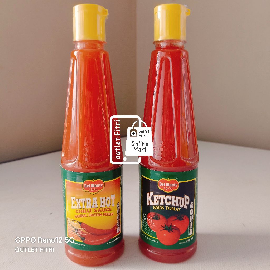 

[265ml] DEL MONTE Extra Hot - Saos Tomat