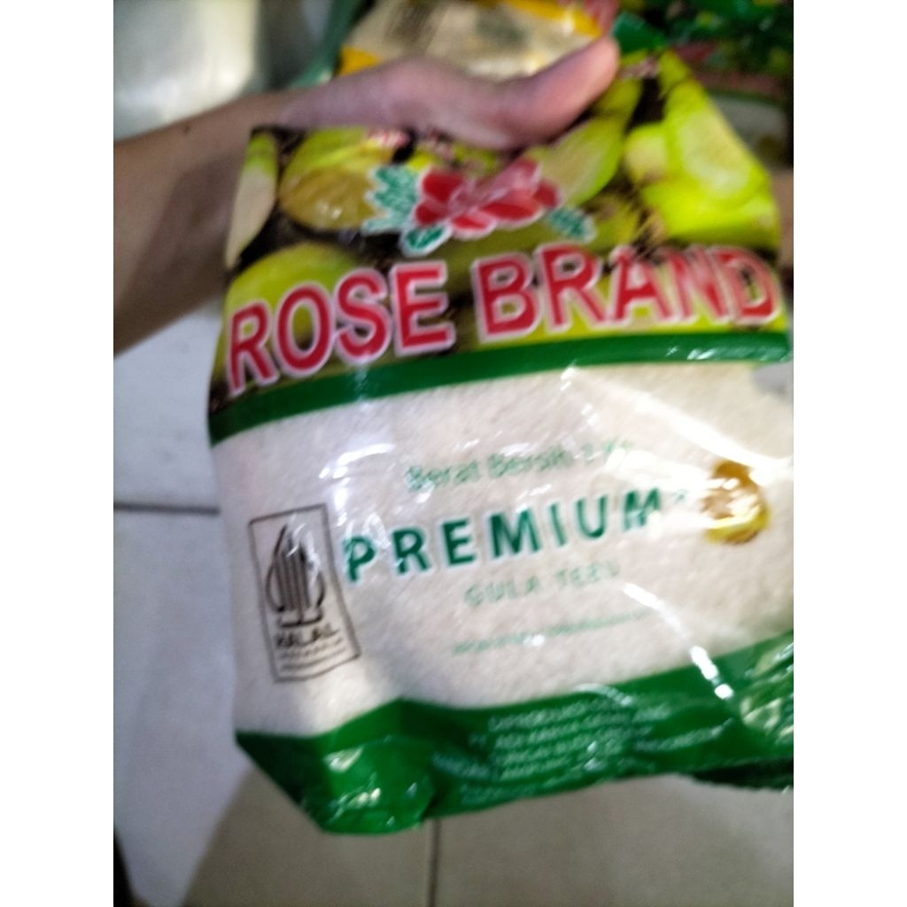 

Rose brand premium dan Rose brand gula tebu 1 kg