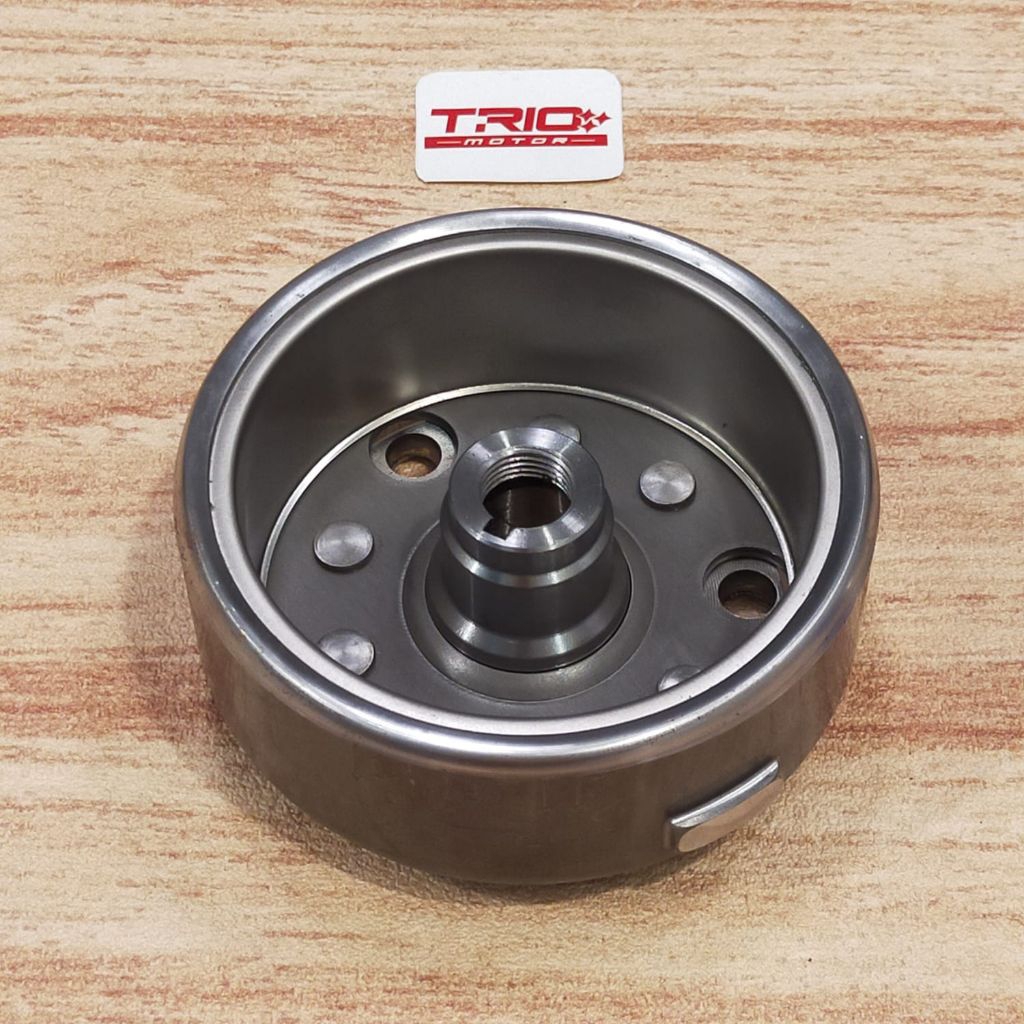 rumah magnet spul 12 pole 93mm viar radiator magnit fly wheel - sedia onderdil motor roda tiga viar 