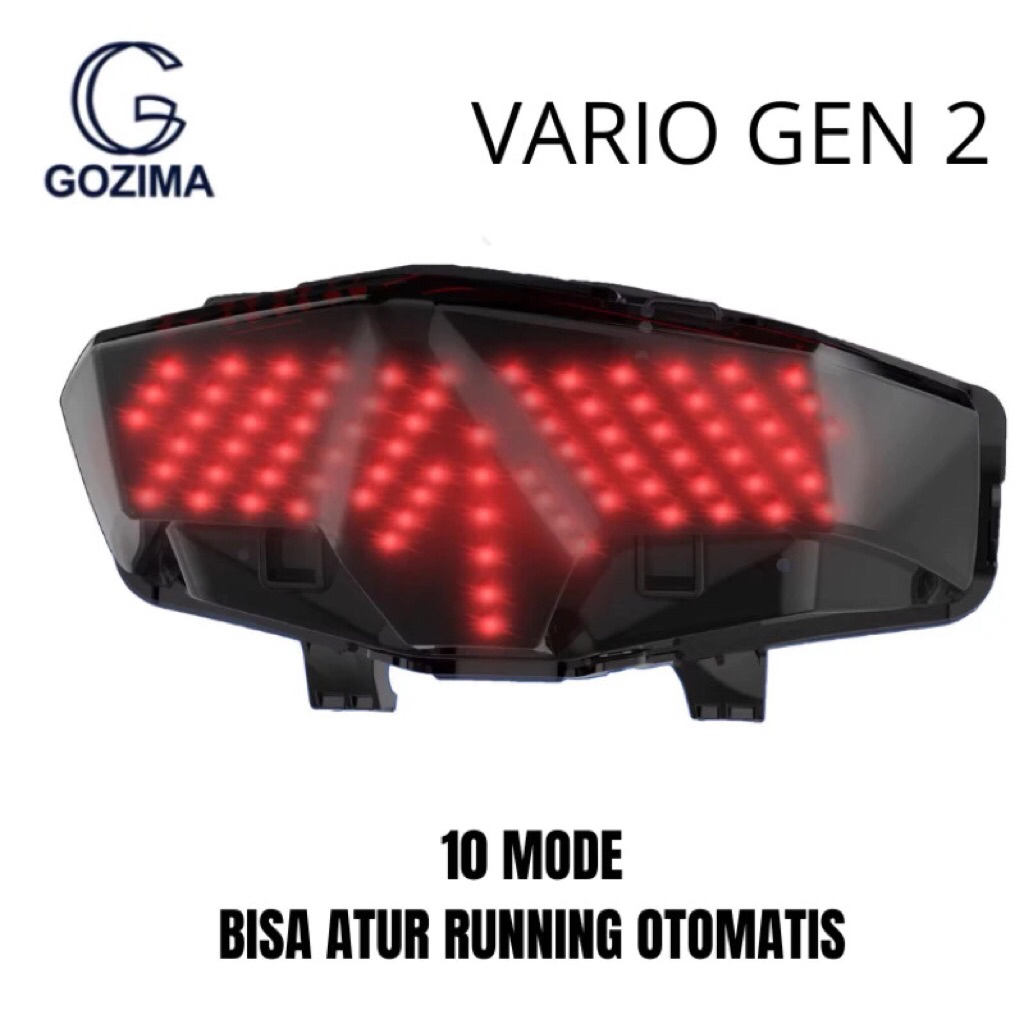 Stoplamp Vario 125 new Vario 150 new 10 mode Running otomatis Gozima