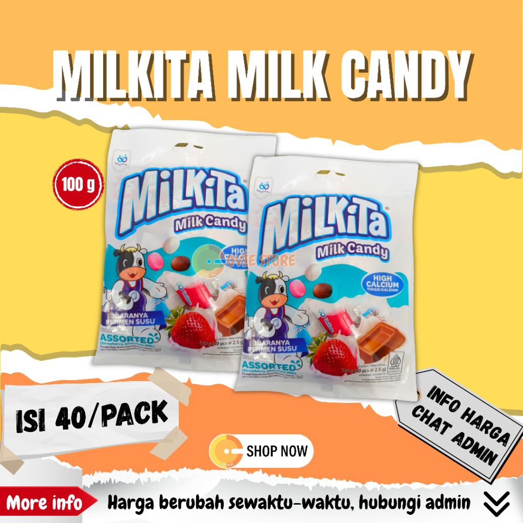 

Permen Milkita Milk Candy