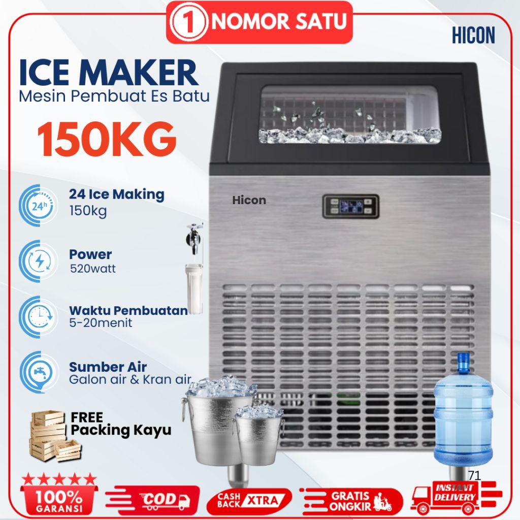 Hicon HZB 150F Mesin Pembuat Es