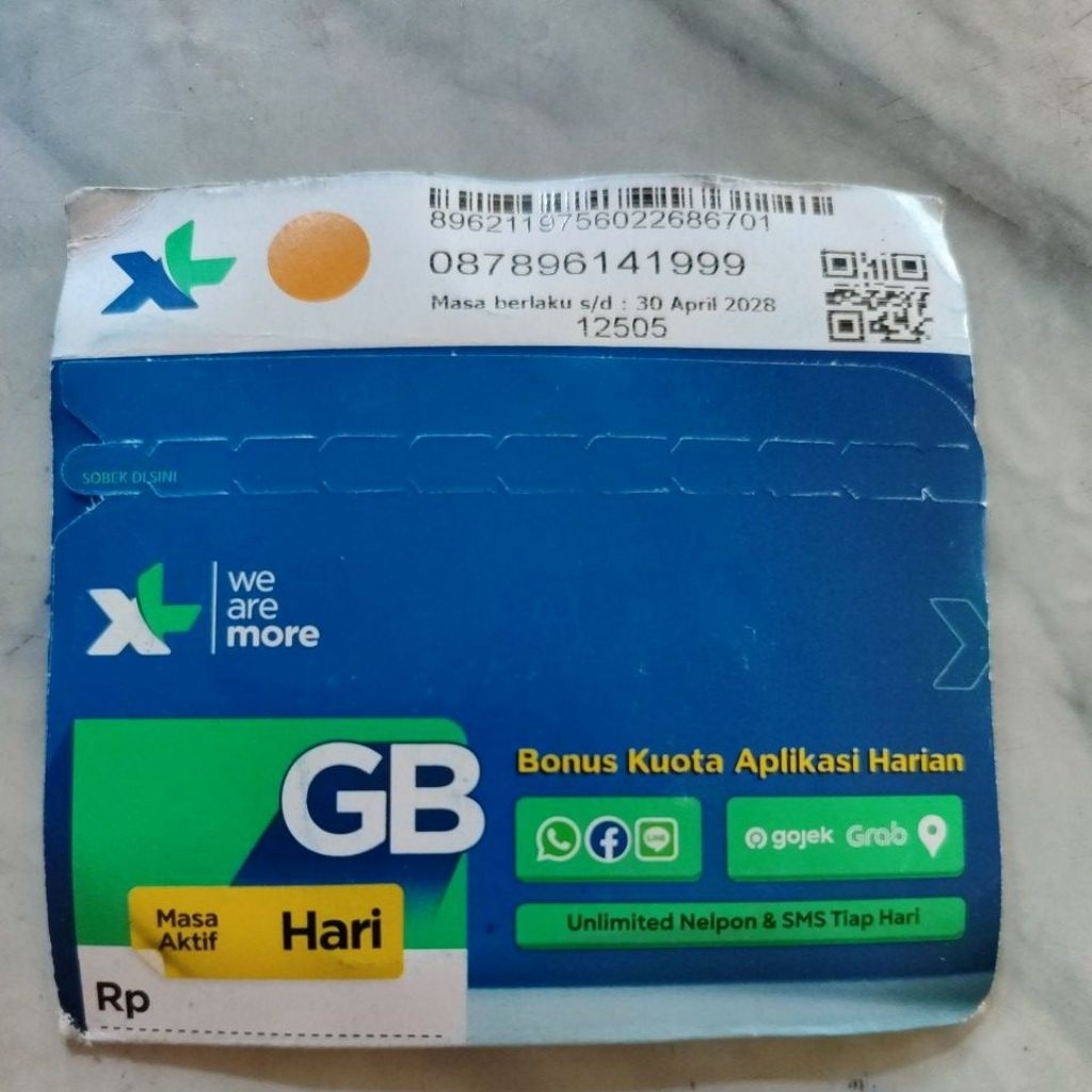 perdana xl cantik kuota 90gb
