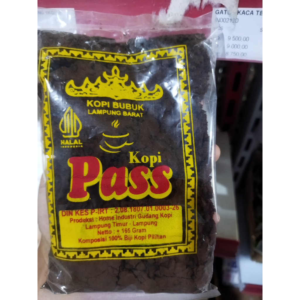 

Kopi Pass / Kopi Bubuk Khas Lampung 165gr