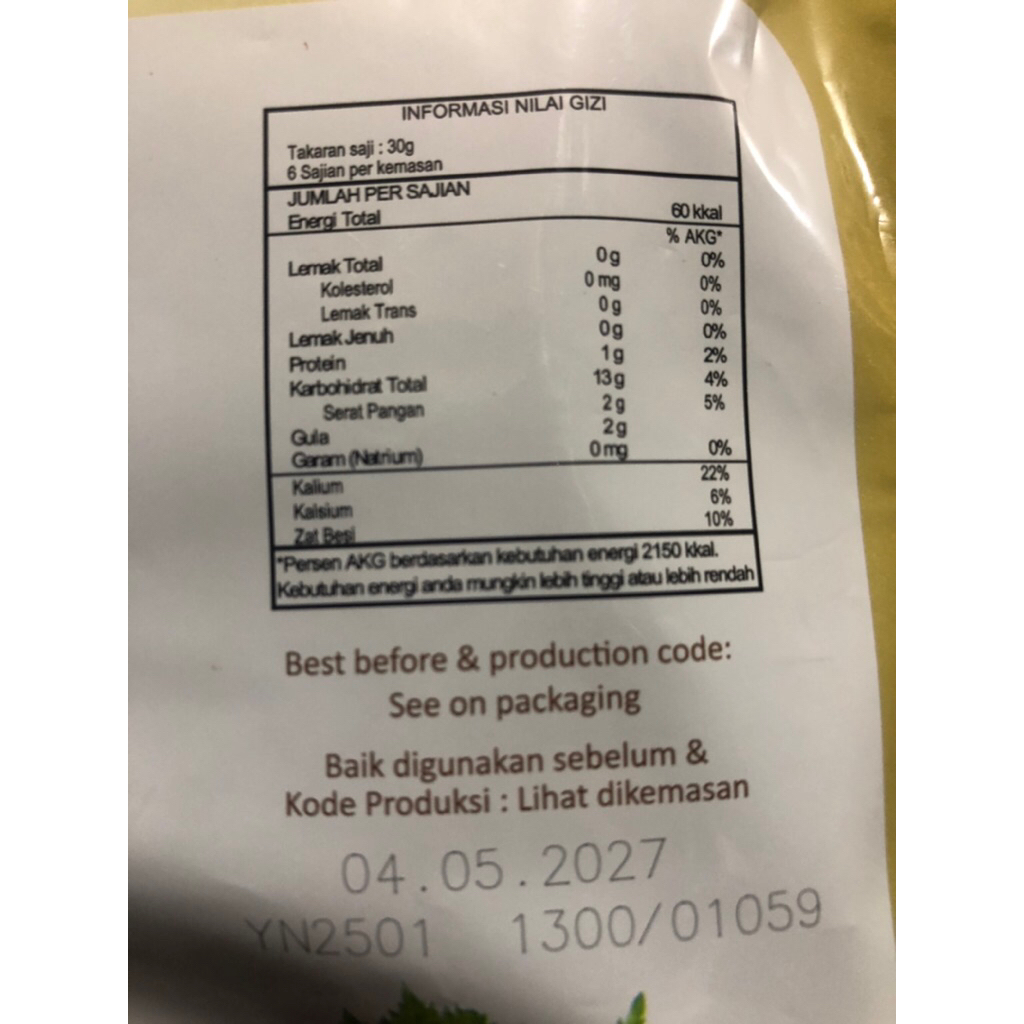 Navi_Lezatoz Golden Chestnuts Kernel / Kacang Chesnut Panggang