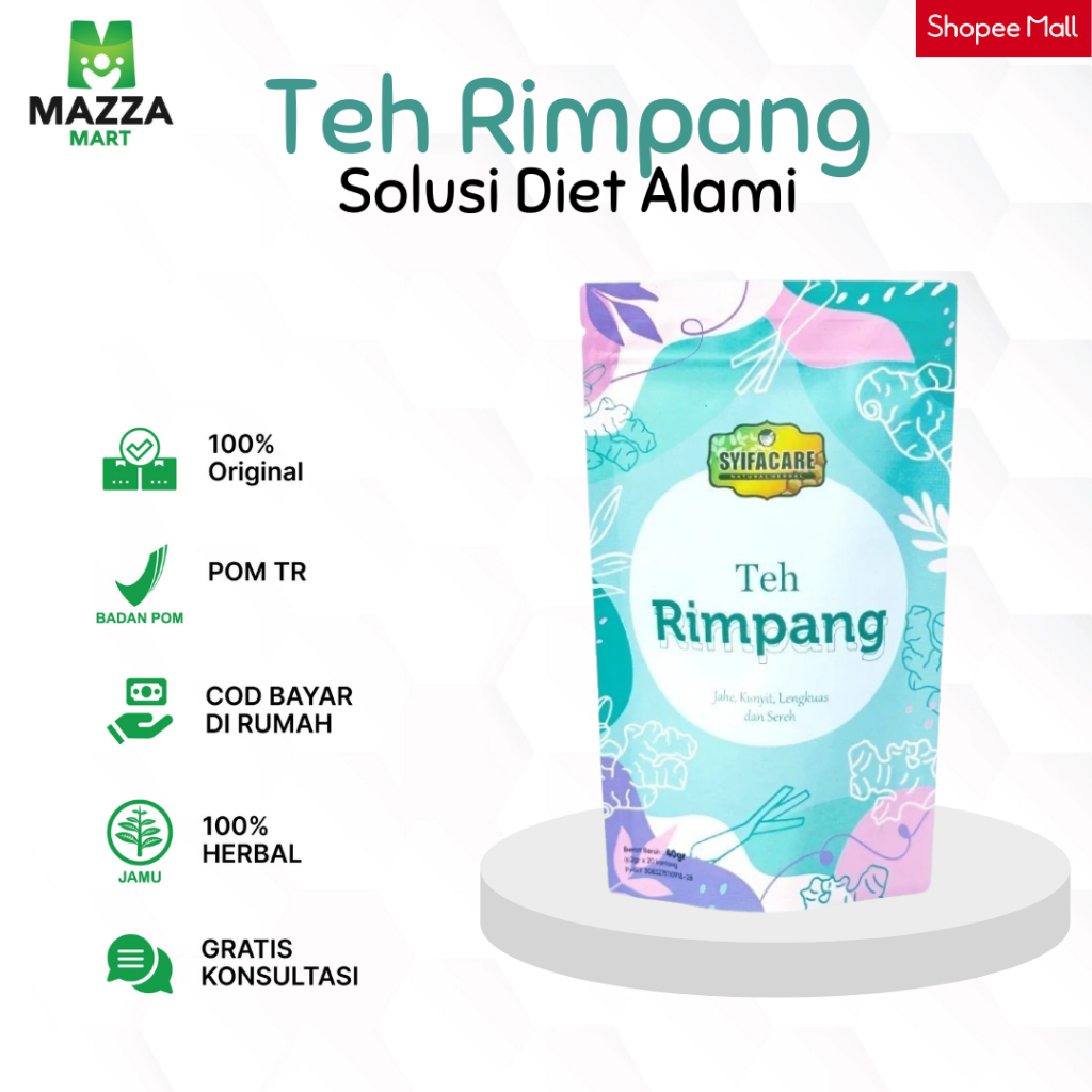 

Teh Rimpang Syifacare Teh Diet Detox Minuman Pelangsing Perut Pria Wanita Ampuh