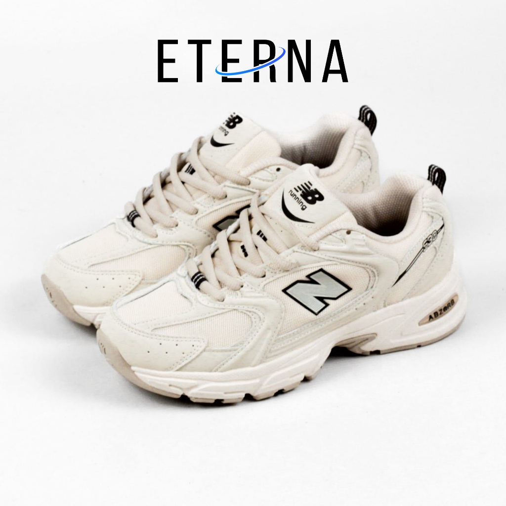 Eterna. - NB 530 Retro Beige Ivory Khaki Sea Salt Casual Gym Olahraga Joging Pria Wanita Sport