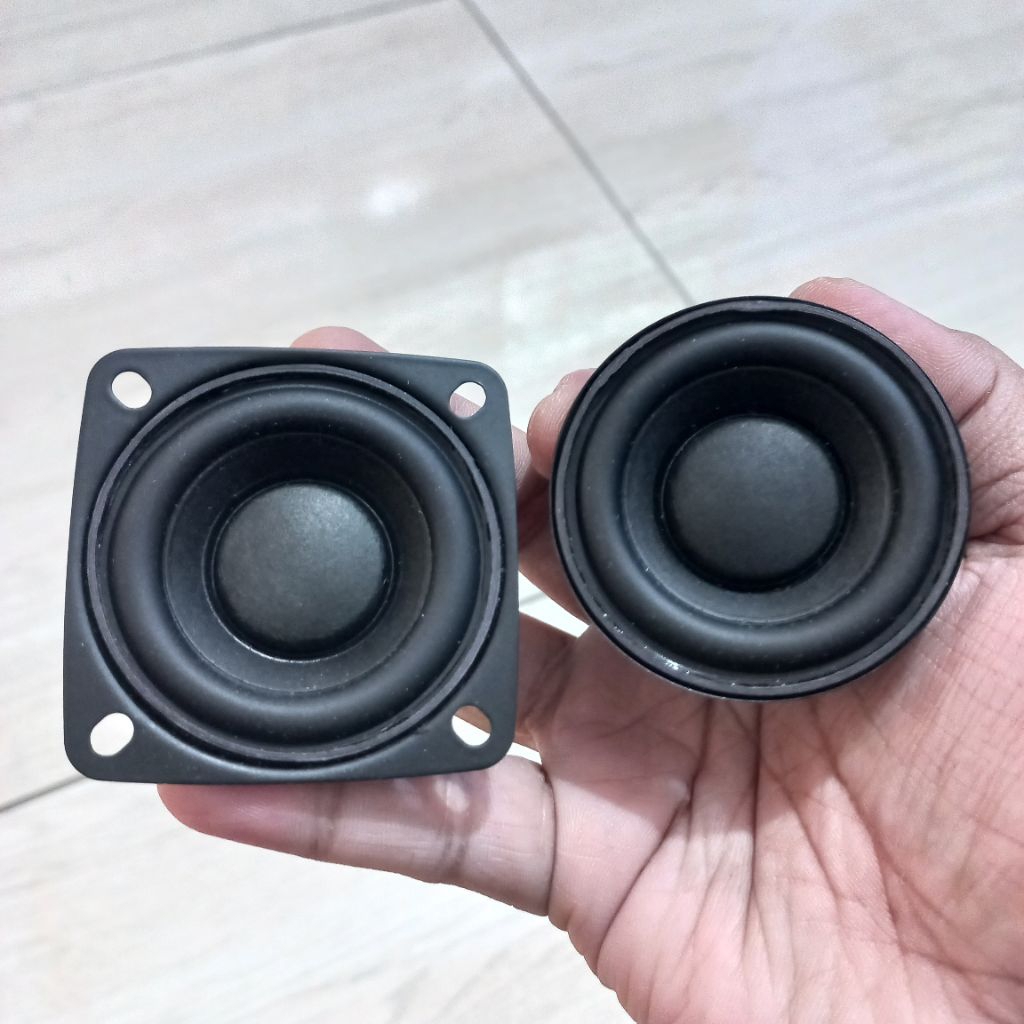 Speaker Bulat 2 inch 4 ohm 10 watt 52 mm Bulat / Kotak fullrange Neodymium magnetic
