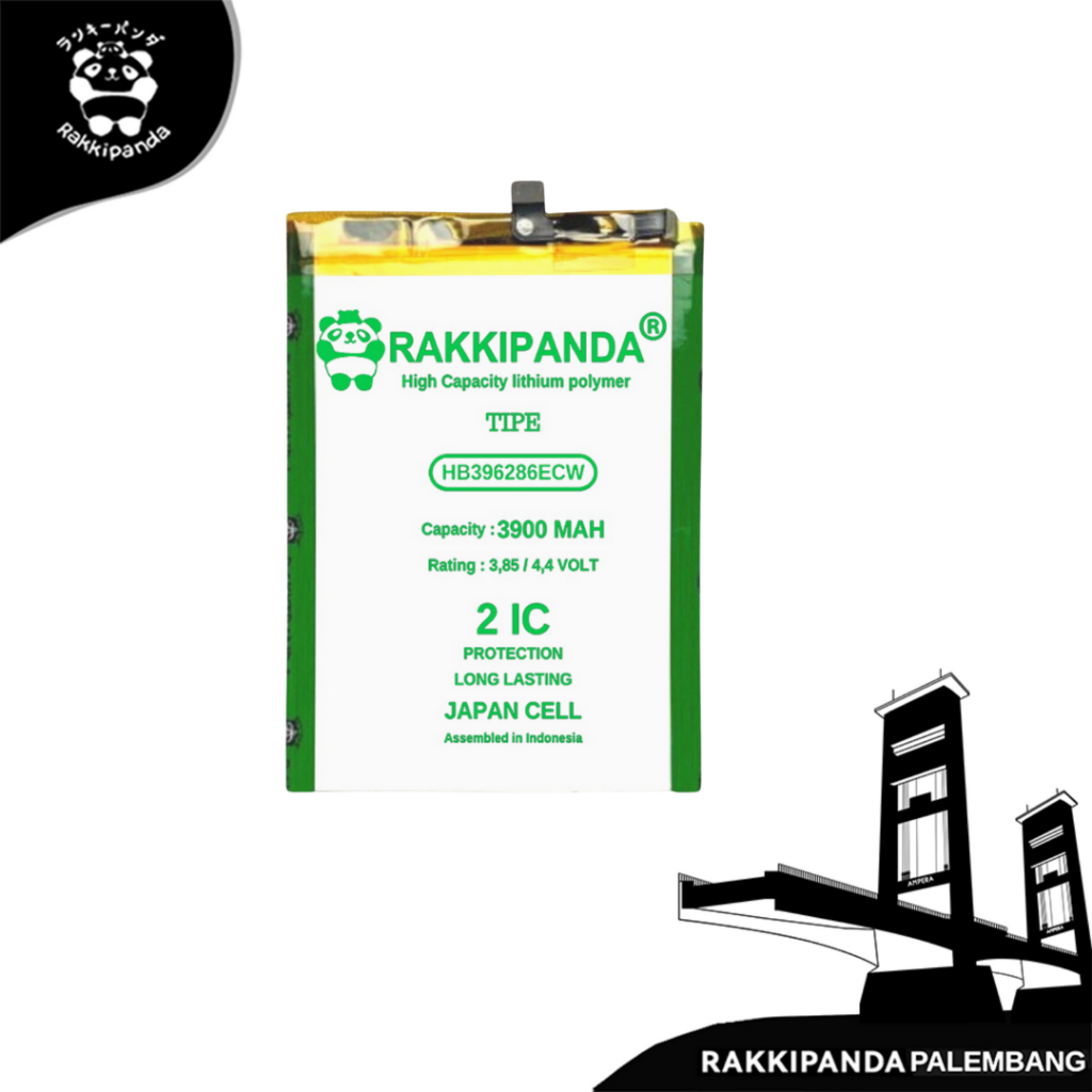 RakkiPanda HB396286ECW P Smart 2019/Honor 10i/Honor 20i/Enjoy 9s Baterai HP
