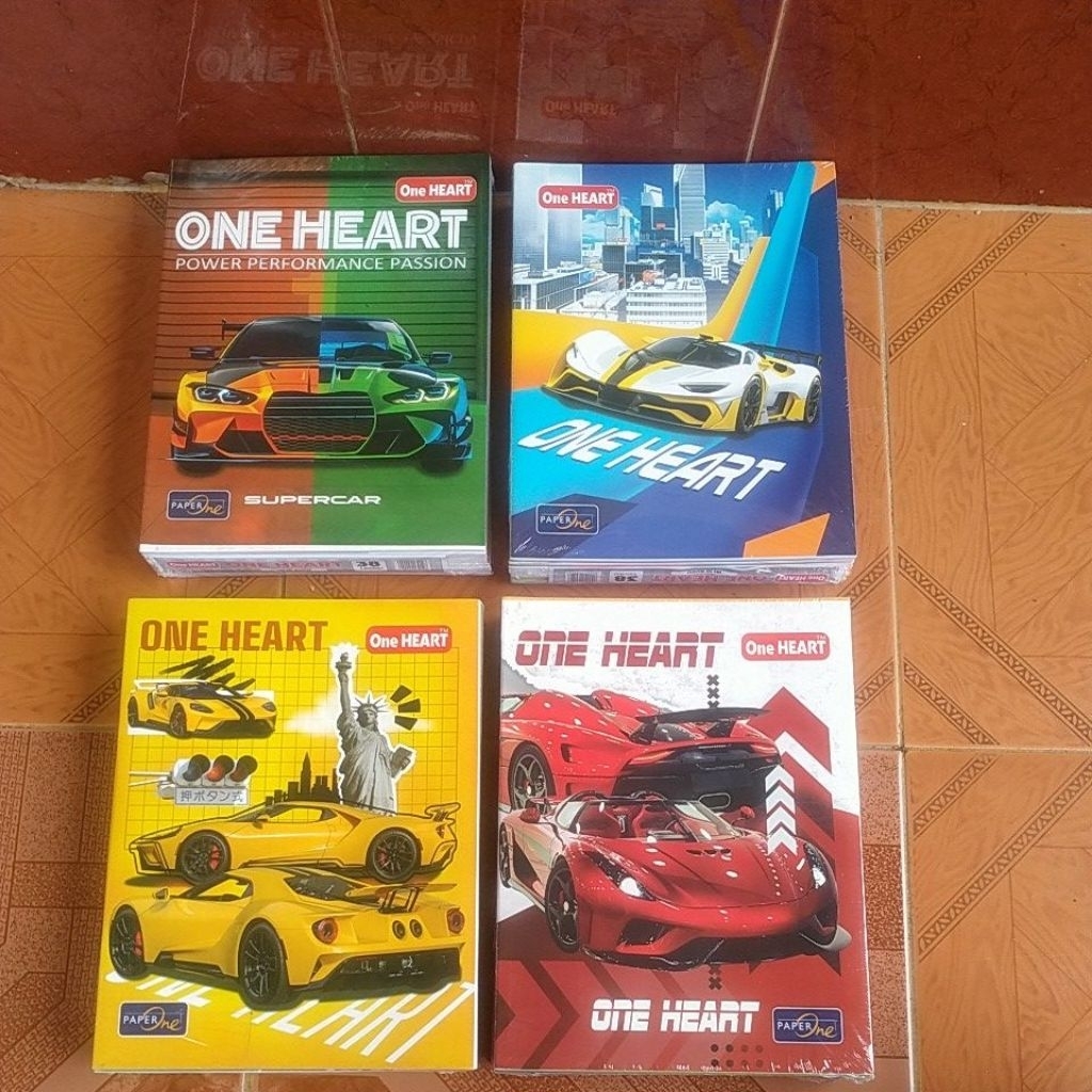 

BUKU TULIS ONE HEART MOBIL 38 LEMBAR